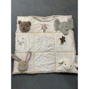 🌻2 for $20🌻 Pottery Barn Lovey Animal Play Mat Bear Elephant Bunny Lamb Security